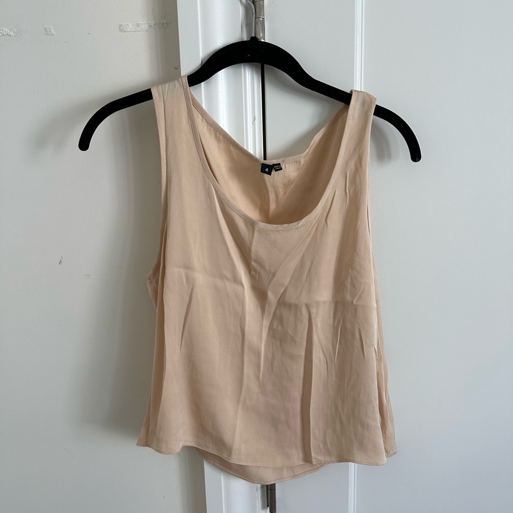 peach tank top size 4